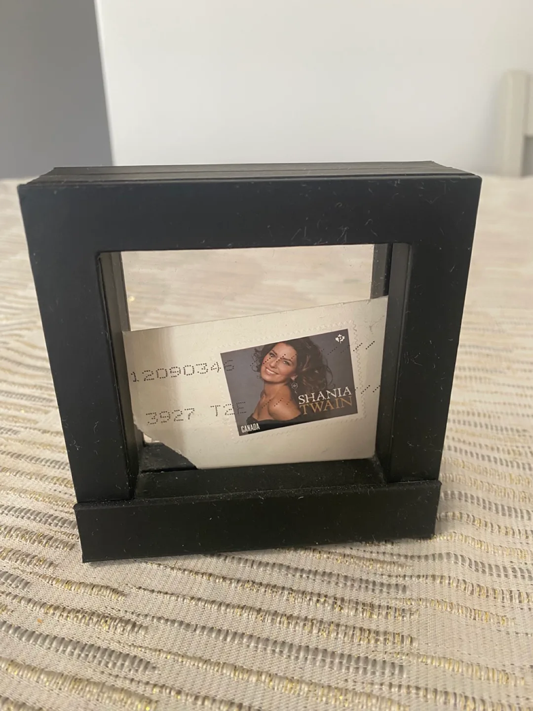 Shania Twain Canadian Postage Stamp Display Case thumbnail