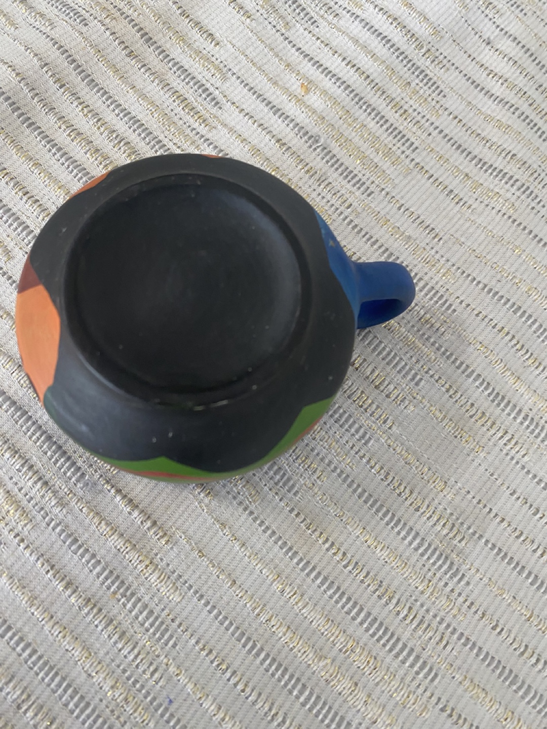 Hand-painted Bolivian ceramic mug - photo 2