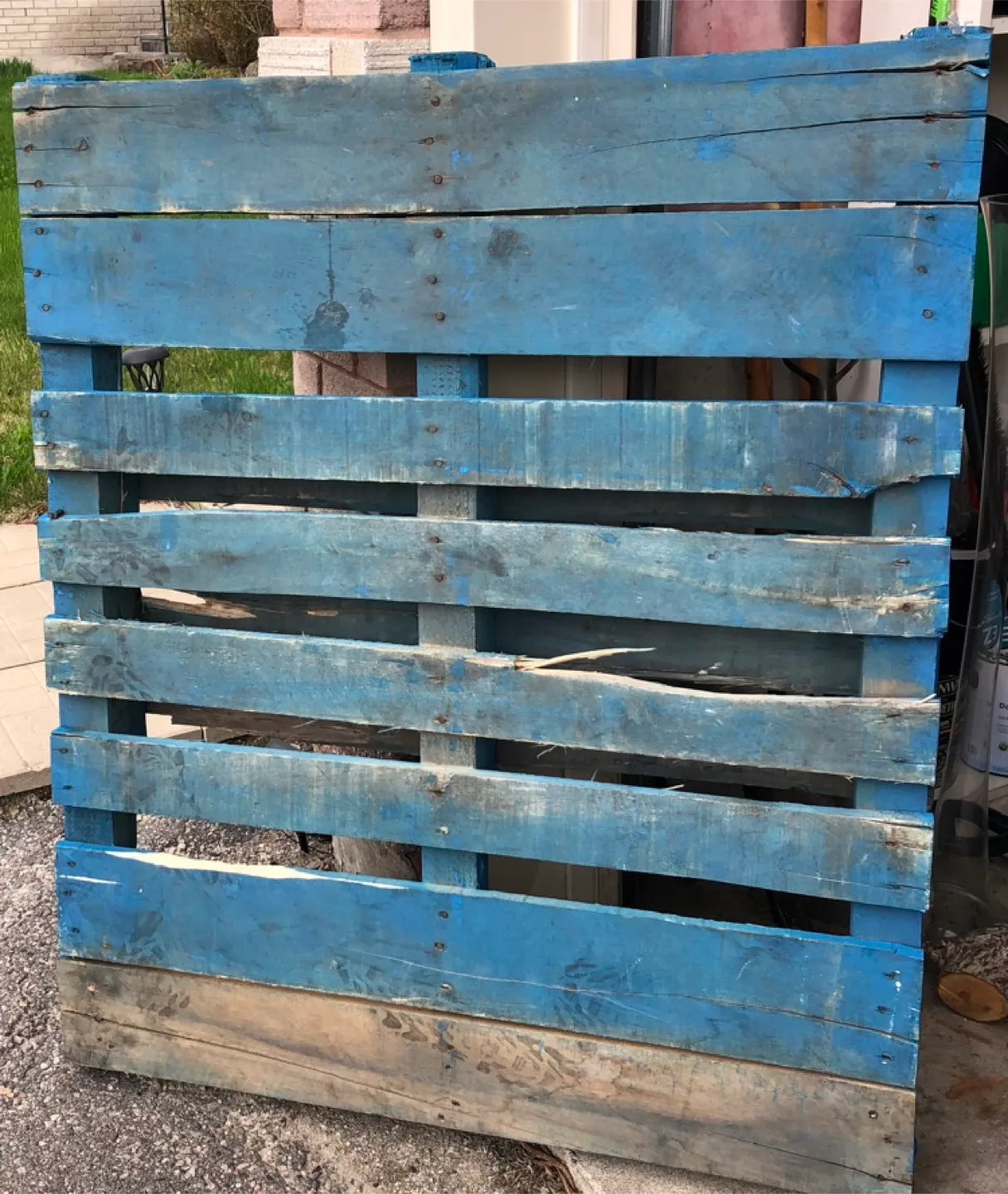 Blue Wooden Pallet thumbnail