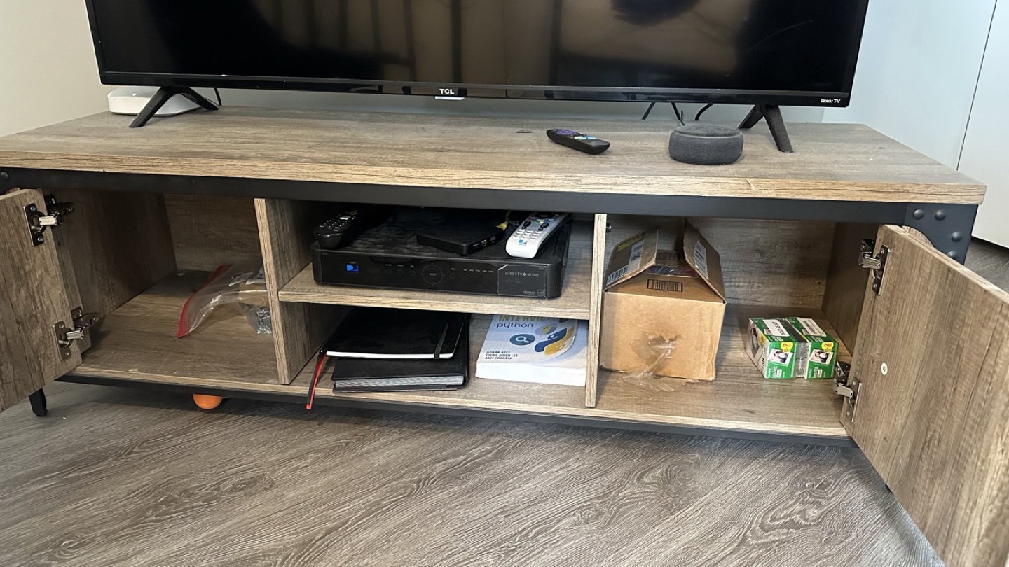 Jackman industrial wood tv stand - photo 4