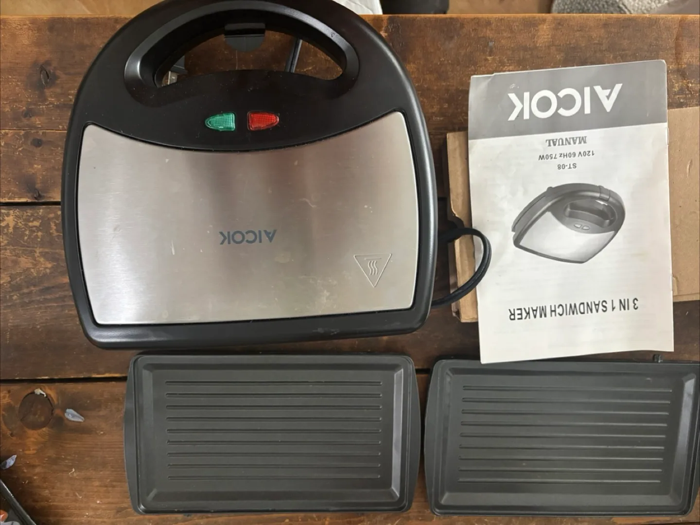 Aicok 3-in-1 Sandwich Maker thumbnail