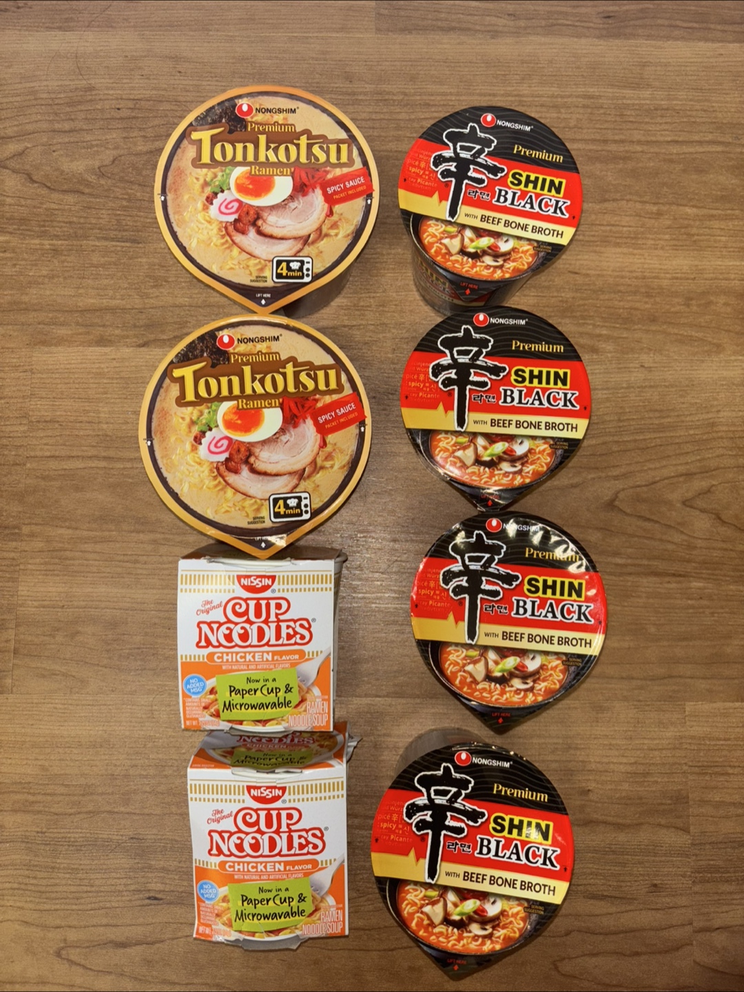 8 Bulk Korean Ramen & Cup Noodles