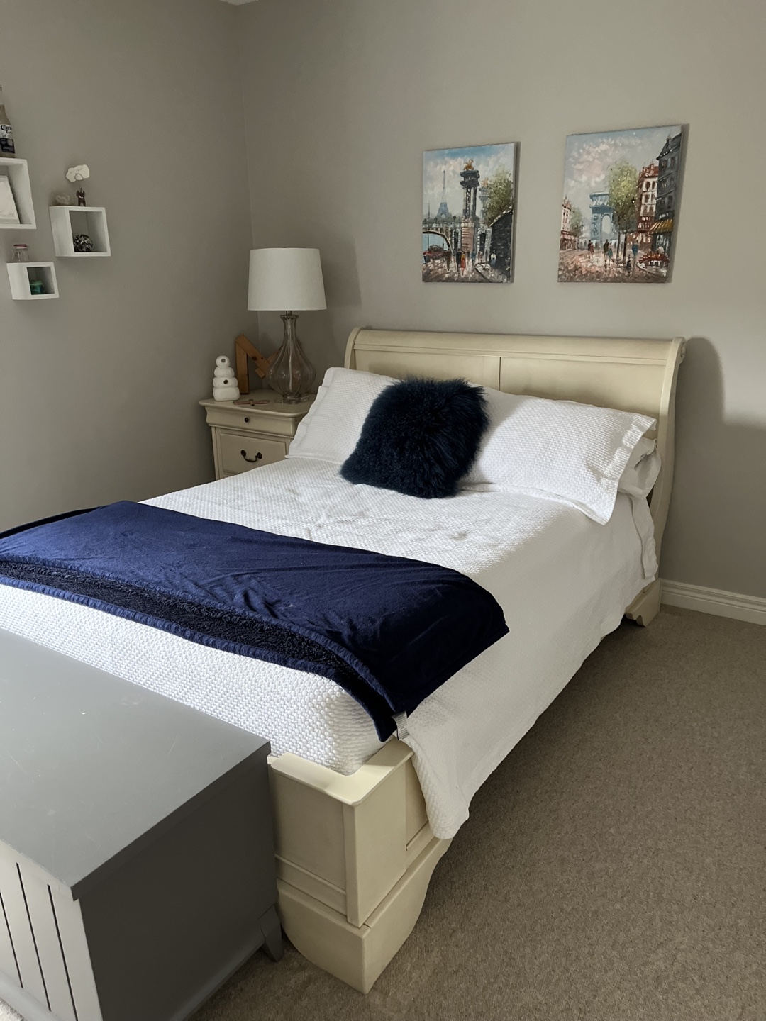 Off-White Bedroom Set - DOUBLE