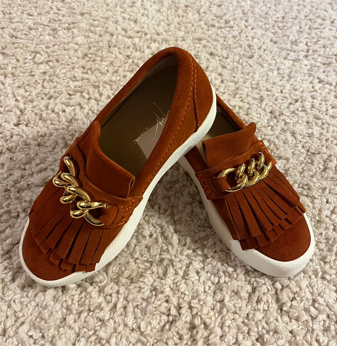 Giuseppe Zanotti Fringe Detail Loafers Women Size 5- 6 image indicator(6)