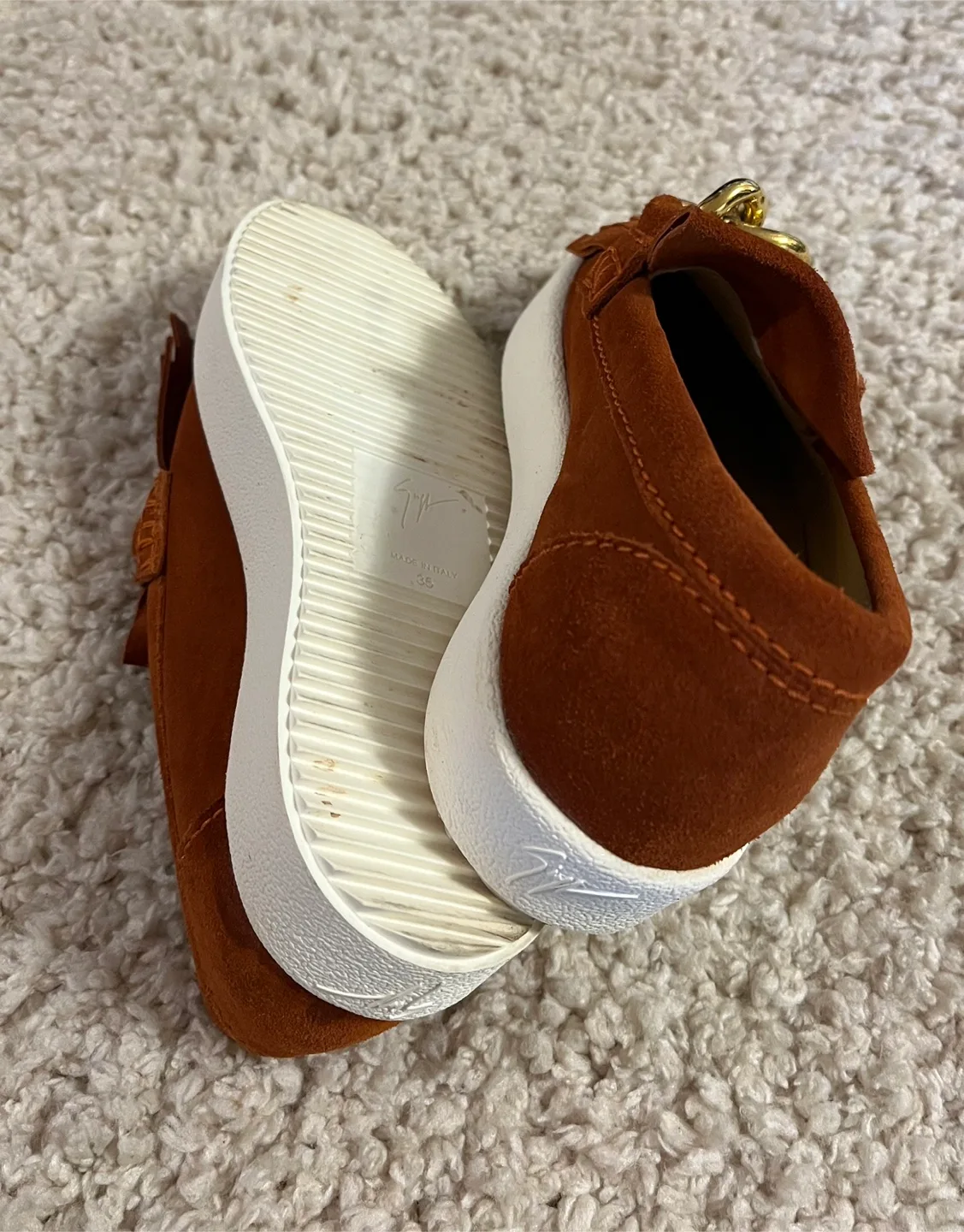 Giuseppe Zanotti Fringe Detail Loafers Women Size 5- 6 image indicator(4)