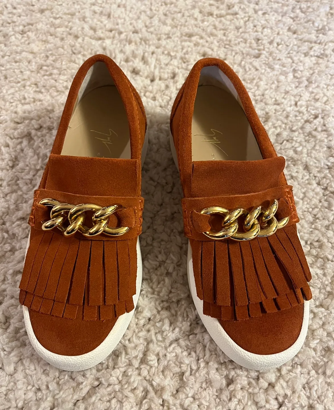 Giuseppe Zanotti Fringe Detail Loafers Women Size 5- 6 image indicator(3)