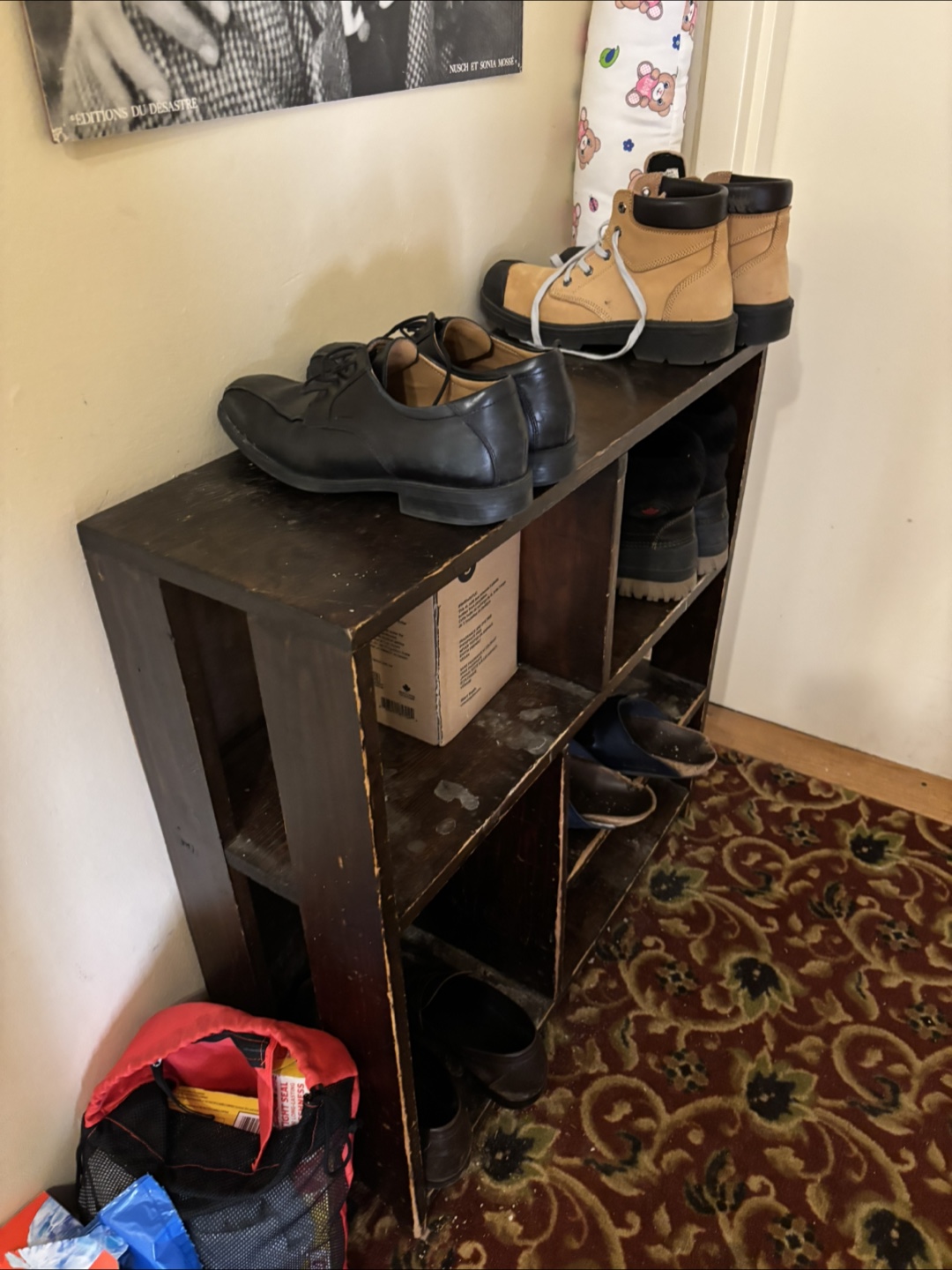 Wooden Shoe Rack Organizer - photo 2