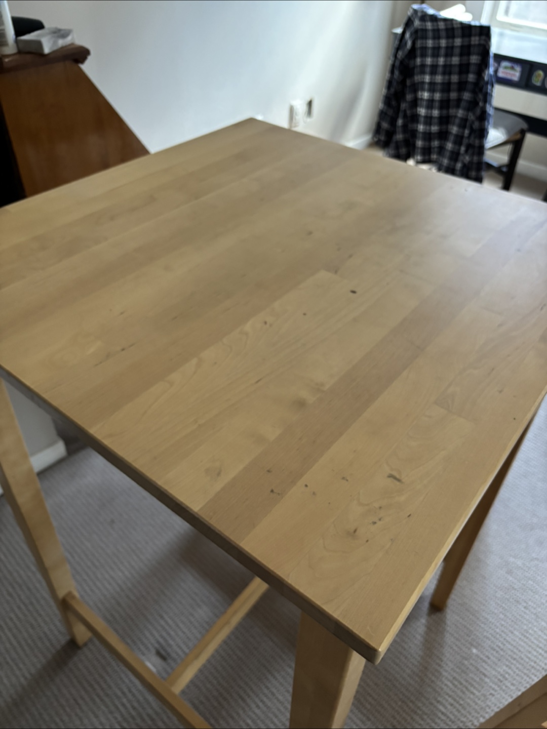 IKEA high table and two stools - photo 3