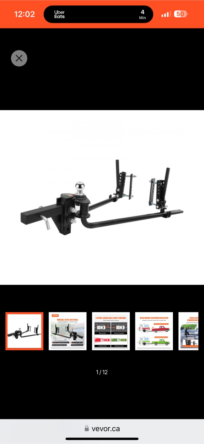 VEVOR Weight Distribution Hitch - 15000 lbs capacity - photo 3