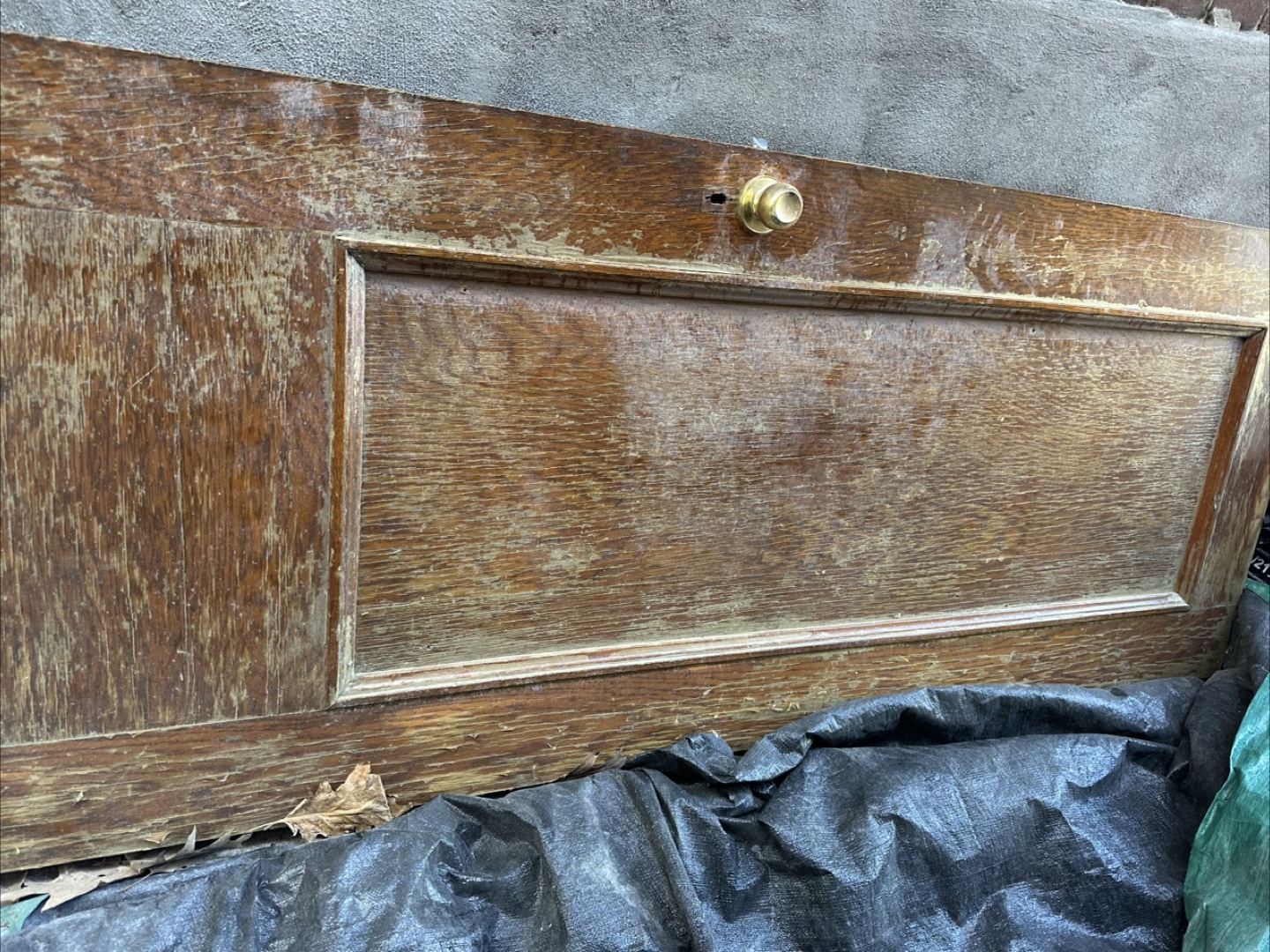 Antique Interior Wooden Door Oak
