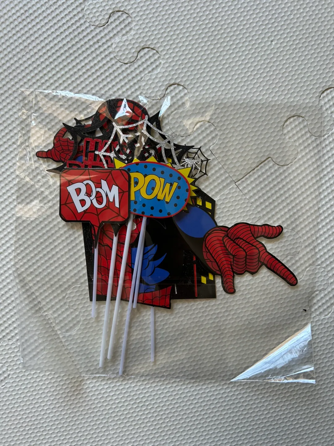 Spider-Man Cake/Cupcake Toppers image indicator(2)