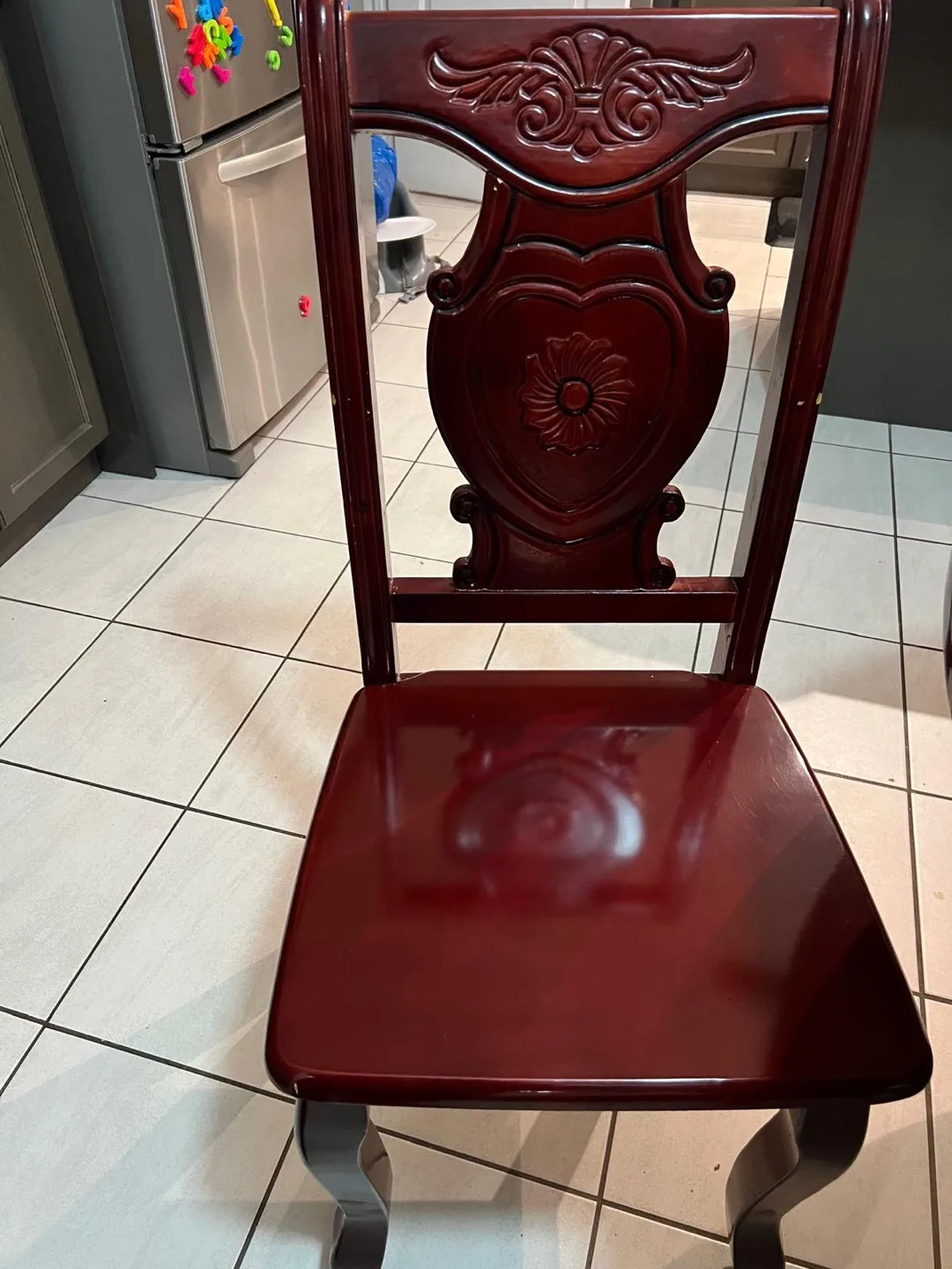 Round Dining Table Set with 4 Chairs image indicator(2)