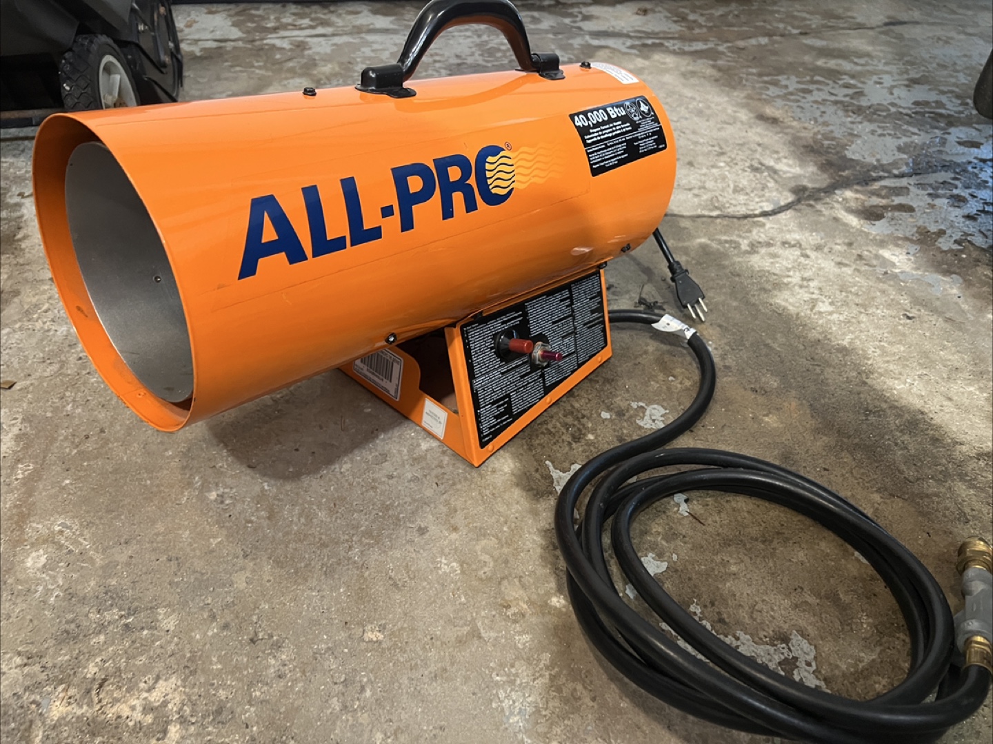 ALL-PRO 40,000 BTU propane forced air heater