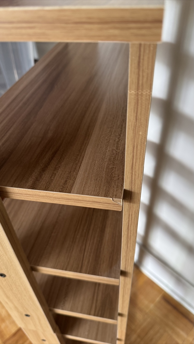 Seven-Tier Wooden Shelf Unit - photo 5