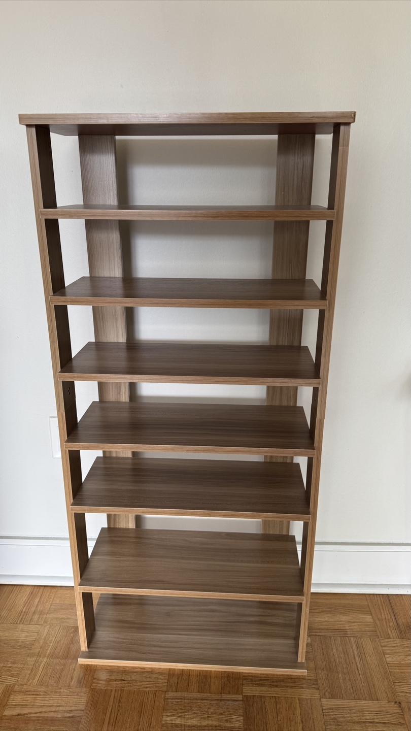 Seven-Tier Wooden Shelf Unit - photo 3