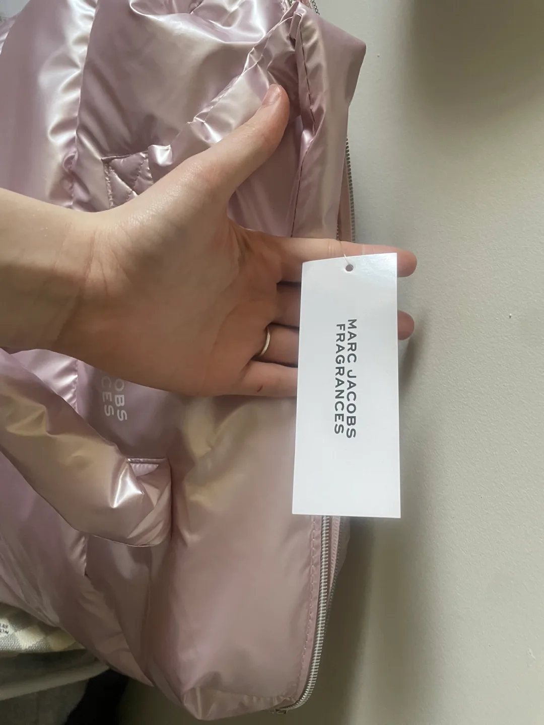 Marc Jacobs Fragrances Pink Puffer Bag image indicator(3)