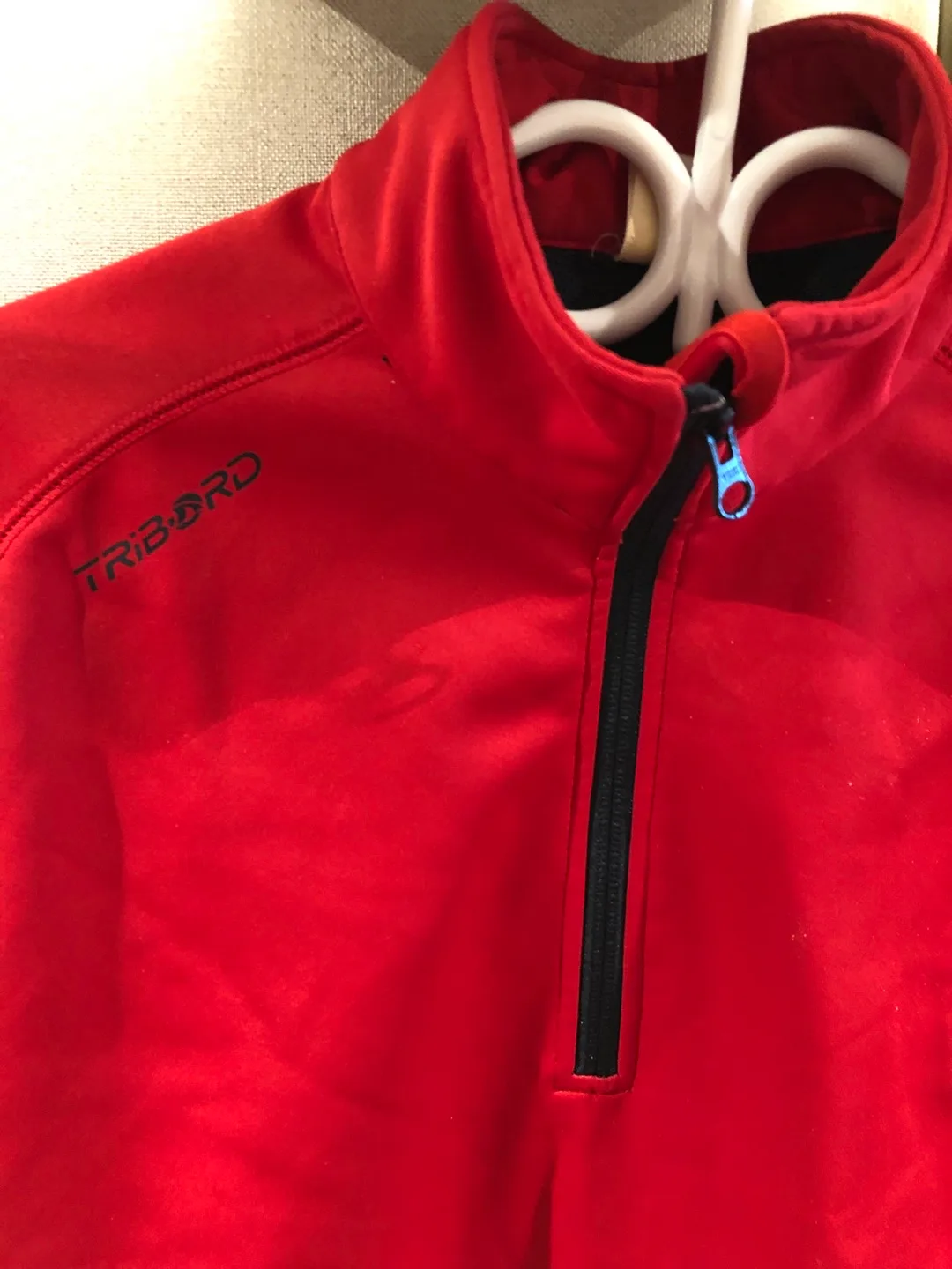 Tribord Red Quarter-Zip Fleece 🧡 image indicator(2)