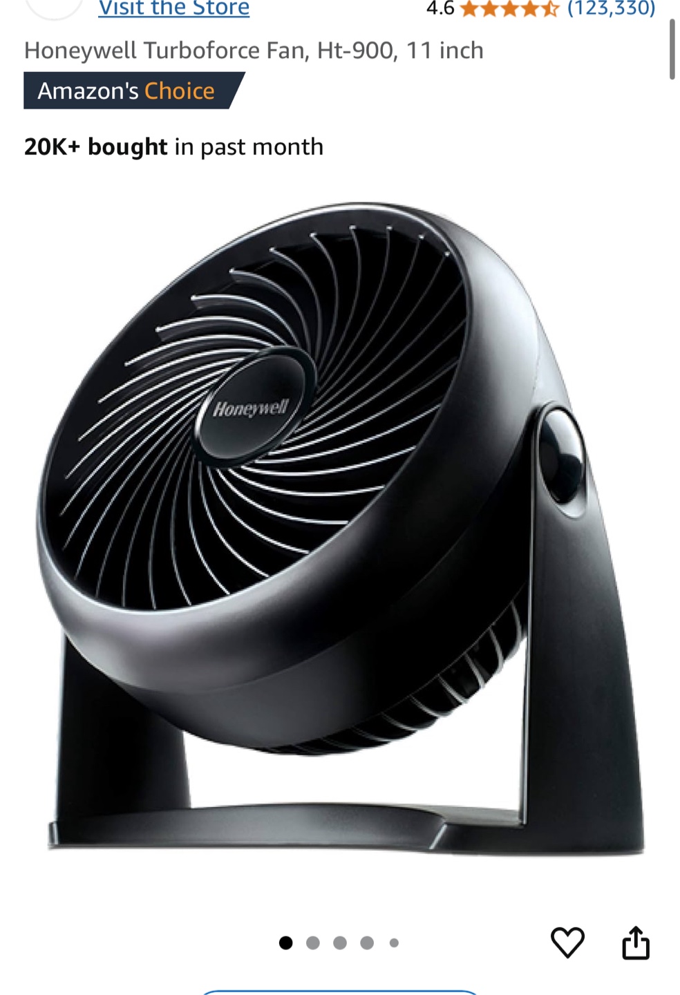 MOVE OUT MAY 12 Honeywell TurboForce Fan HT-900, 11 inch - photo 2