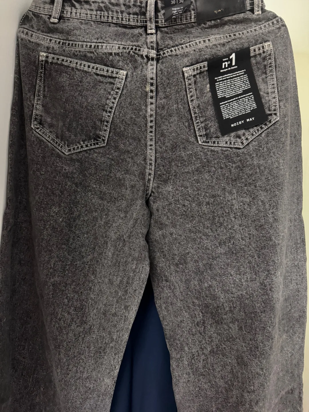 Noisy May Acid Wash Straight Jeans thumbnail