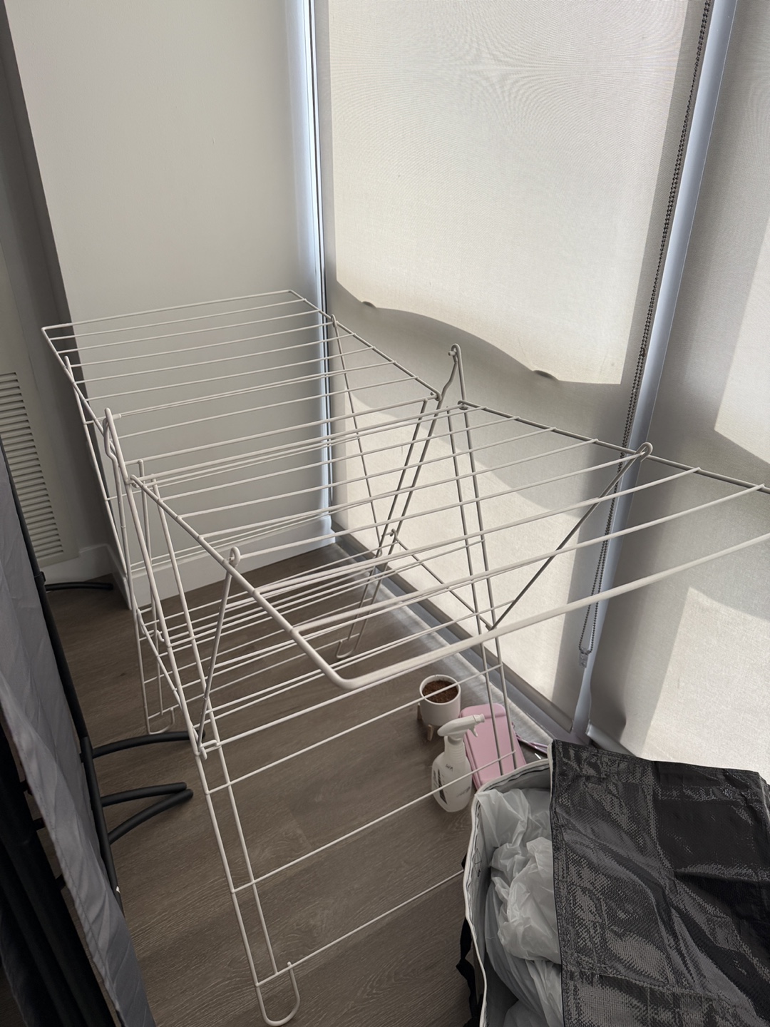 *MOVE OUT MAY 12* Ikea White Foldable Drying Rack l