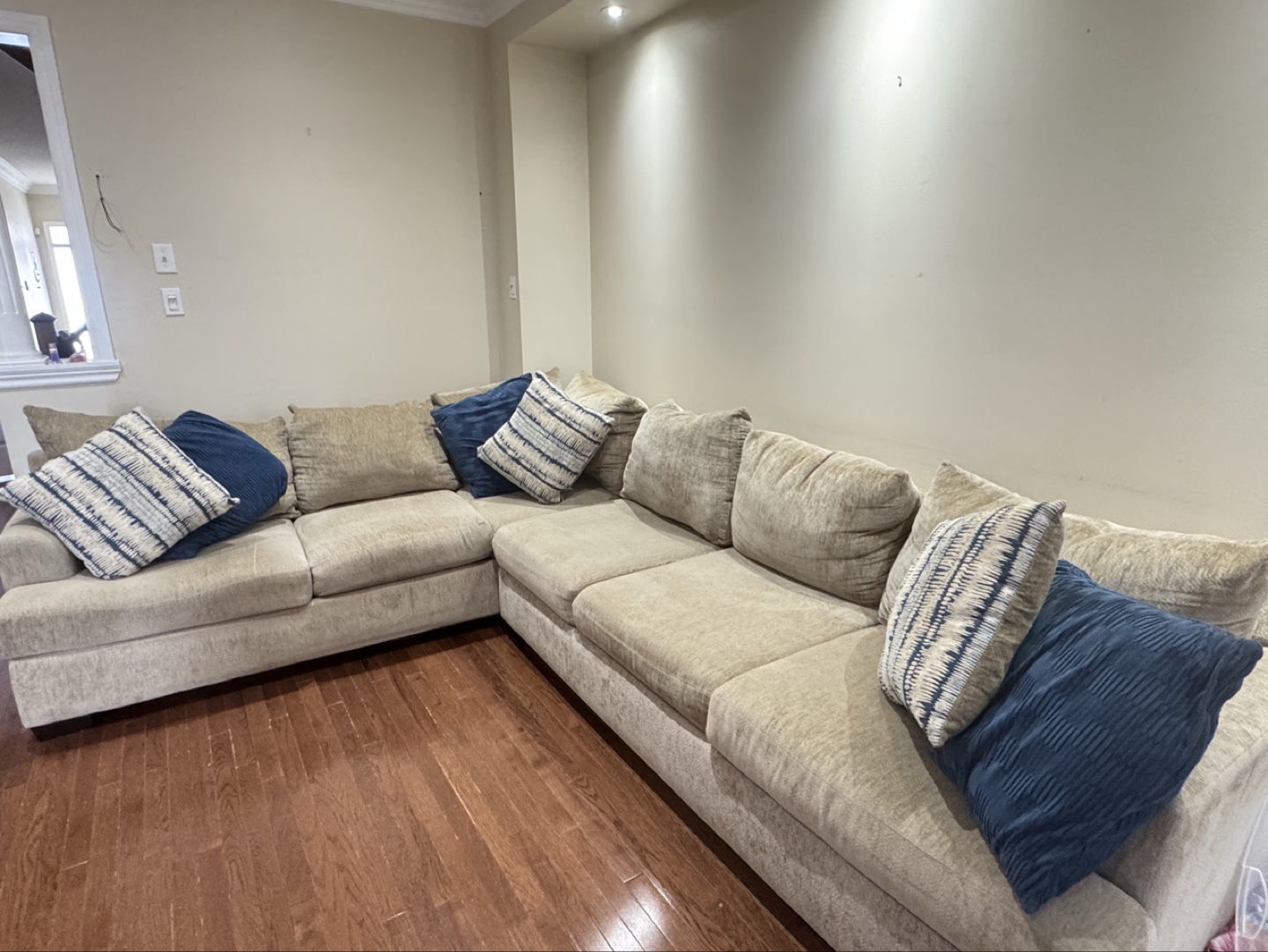 Beige Sectional Sofa - photo 2