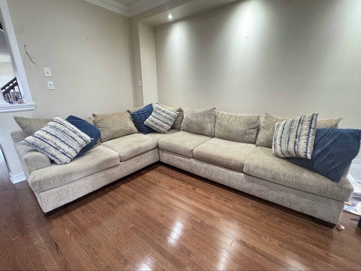 Beige Sectional Sofa