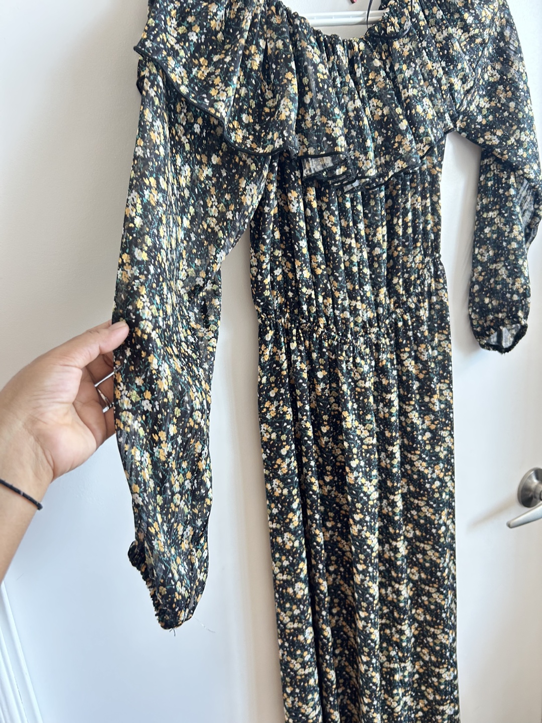OYSHO Floral Maxi Dress - Size S - photo 4