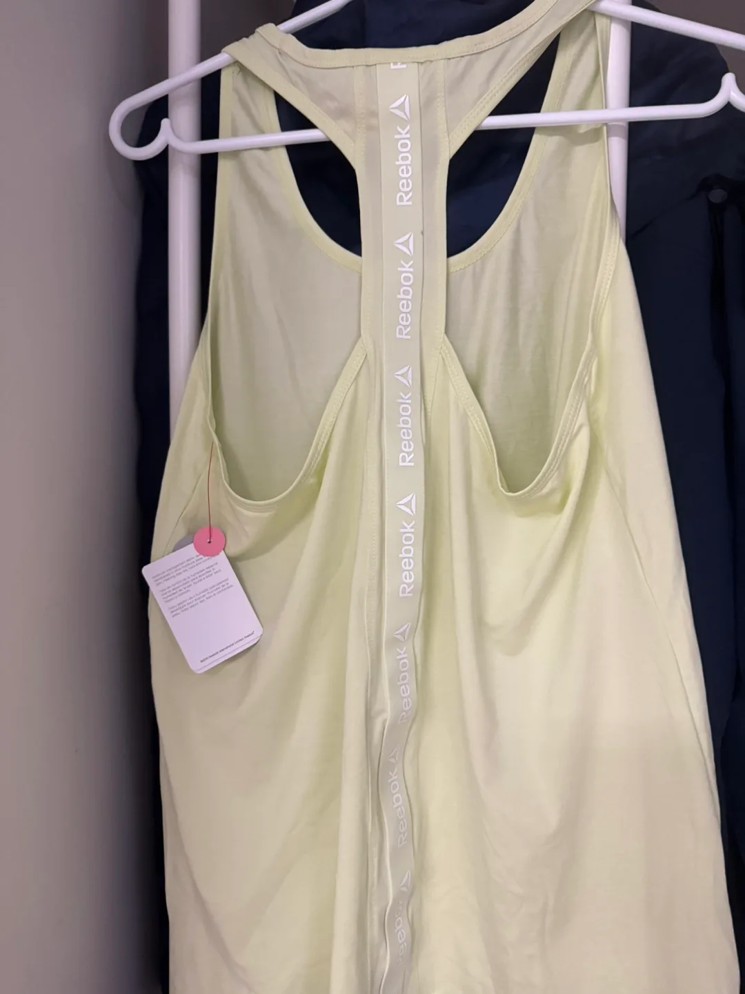 Reebok Women's Workout Tank Top - Pale Yellow - Size Small thumbnail