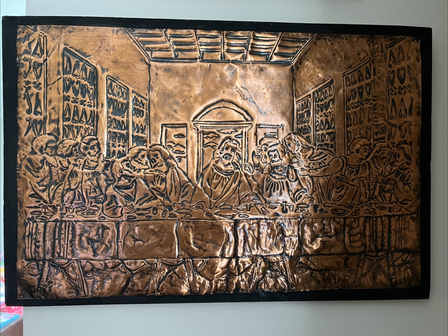 Copper Last Supper Wall Art