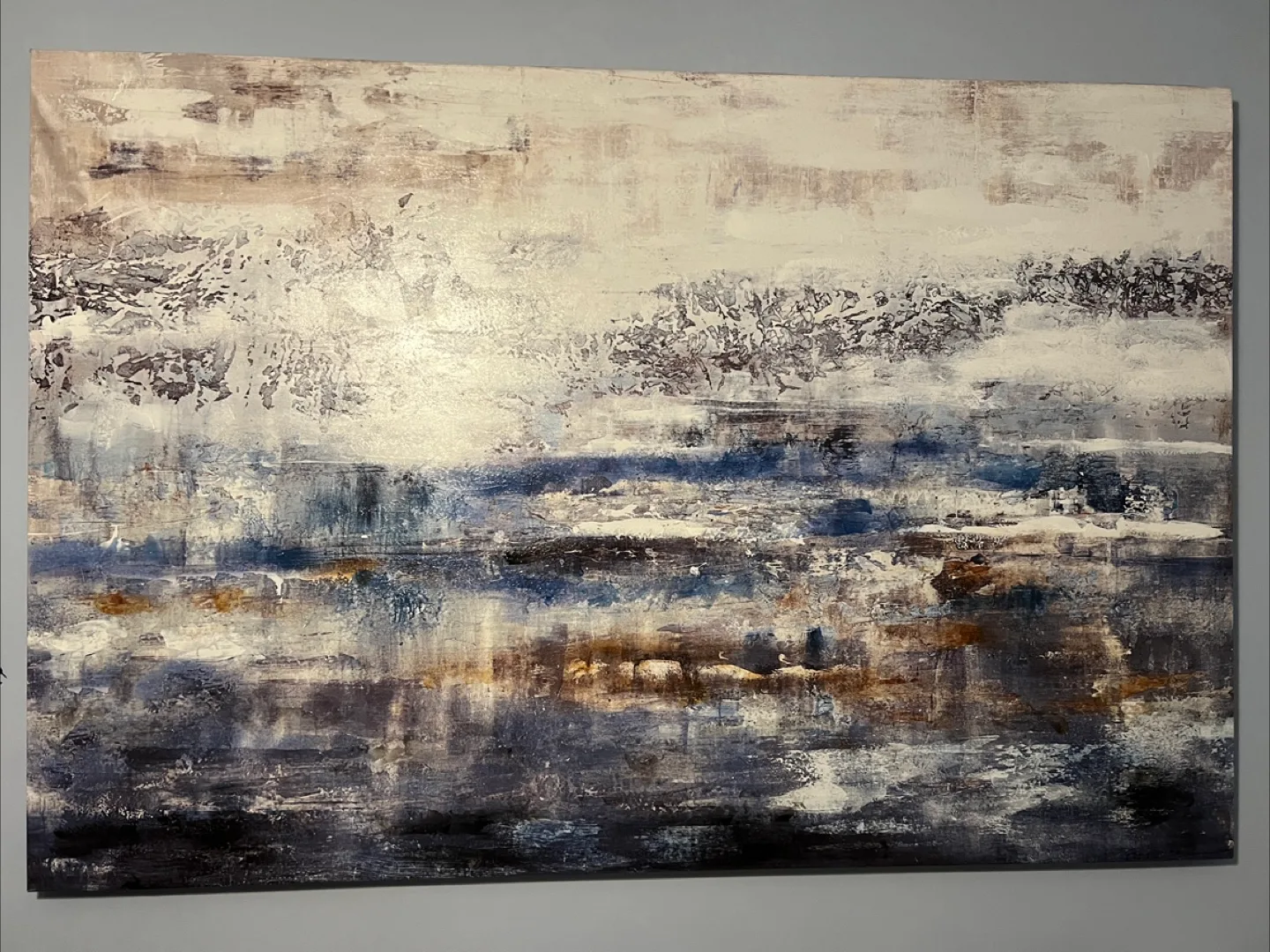 Large Abstract Landscape Canvas Wall Art thumbnail