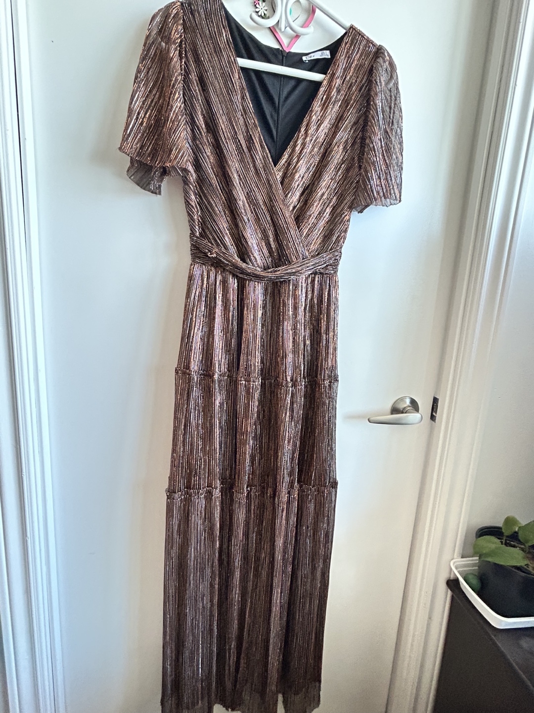Gorgeous Metallic Maxi Dress