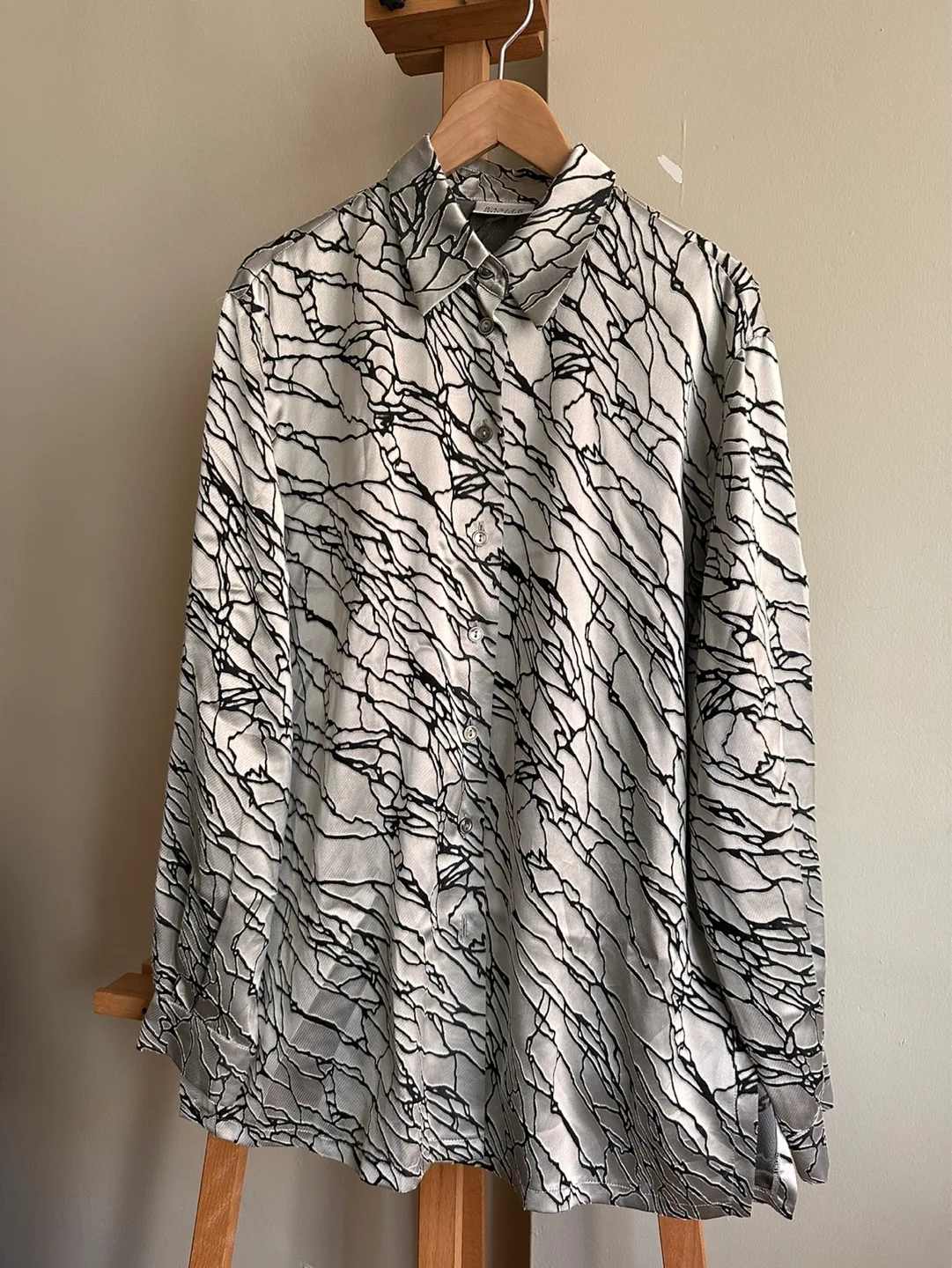 Basler Silk Blend Button-Down Shirt thumbnail