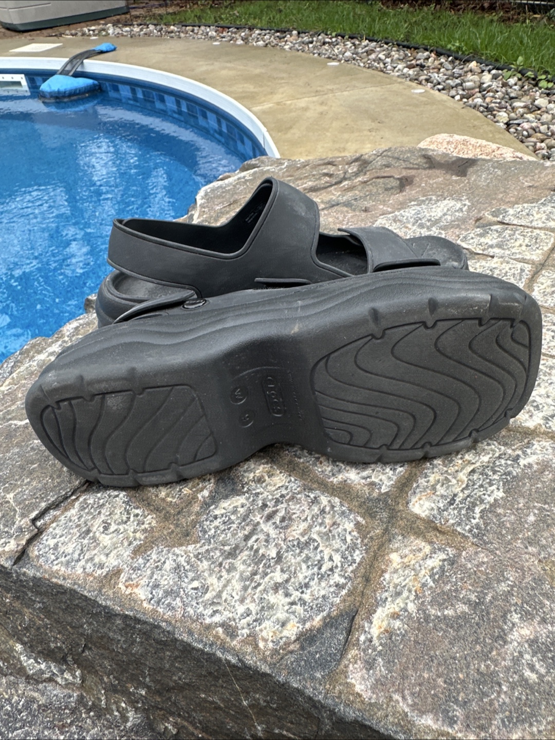 Crocs Baya Platform Sandals - Black - Women's Size 9 - photo 2