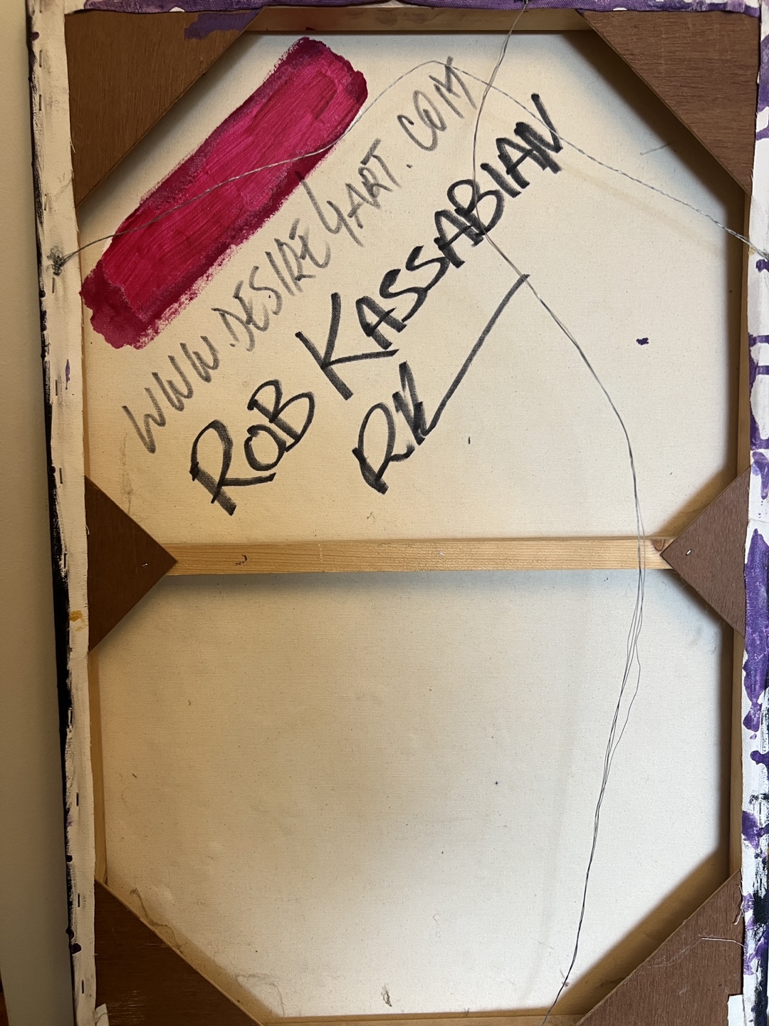 Original Rob Kasabian painting - photo 2