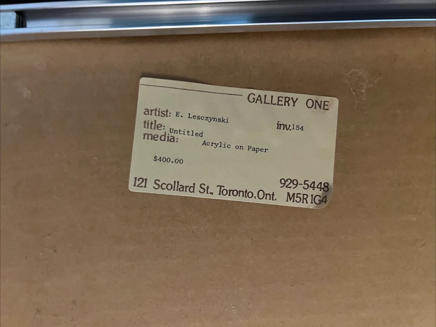 E. Leszczynski Original Acrylic on Paper Painting image indicator(2)