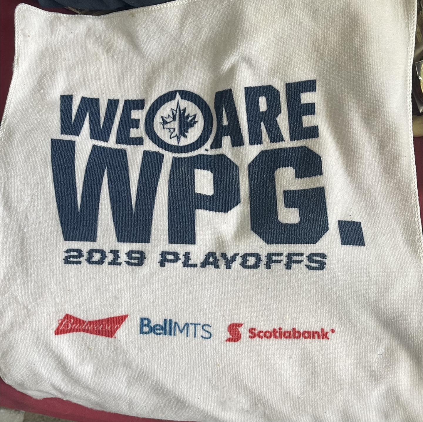 Winnipeg Jets 2019 Playoffs Towel