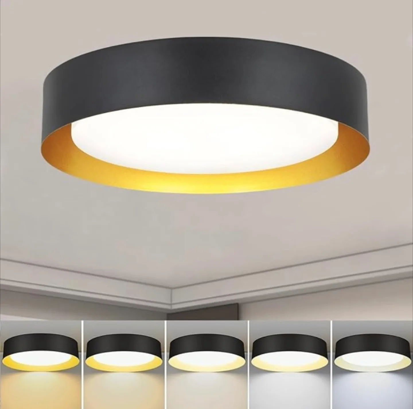 Modern LED Flush Mount Ceiling Light Fixture thumbnail
