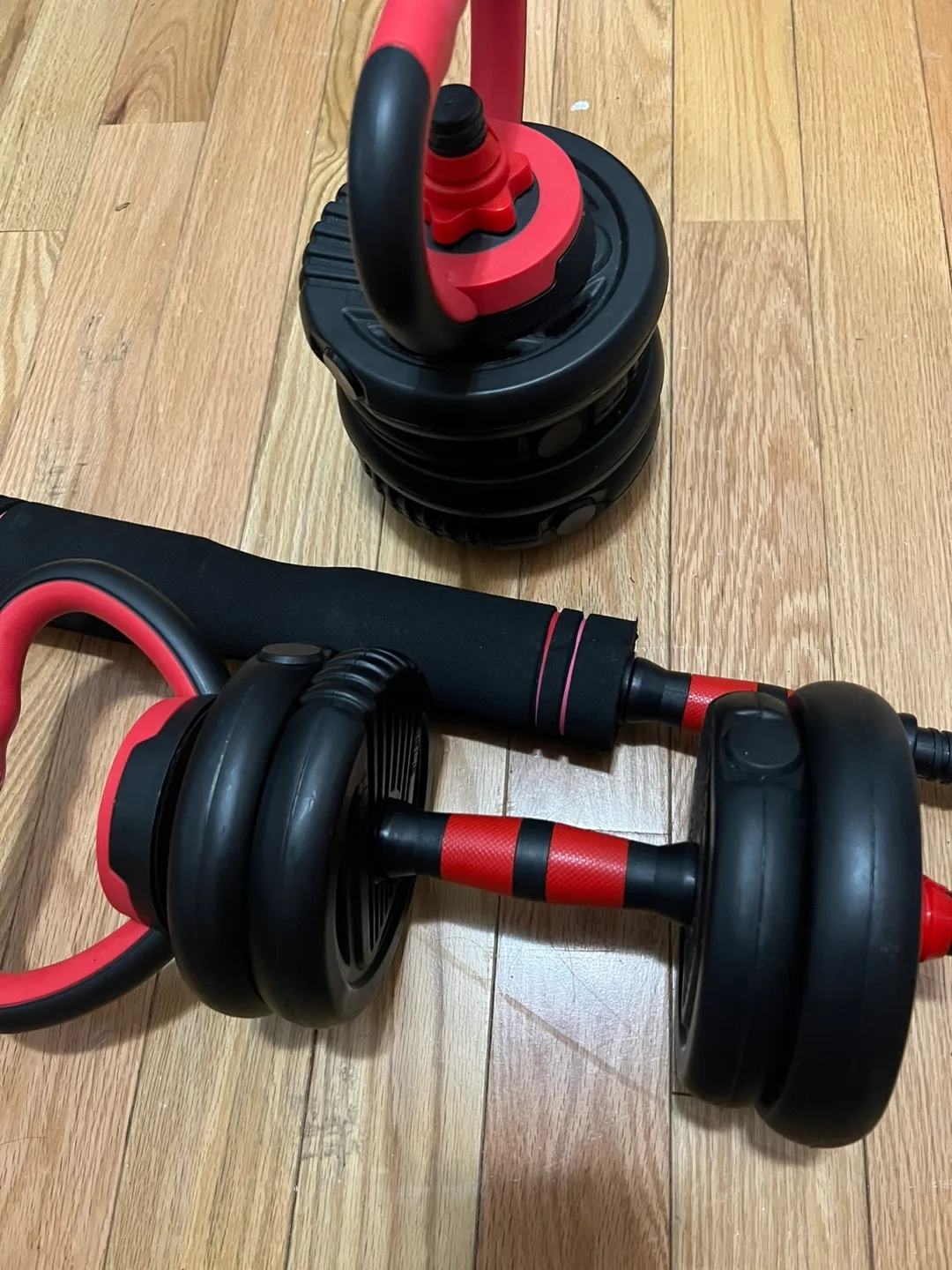 Adjustable Kettlebell and Dumbbell Set - Home Gym Workout thumbnail