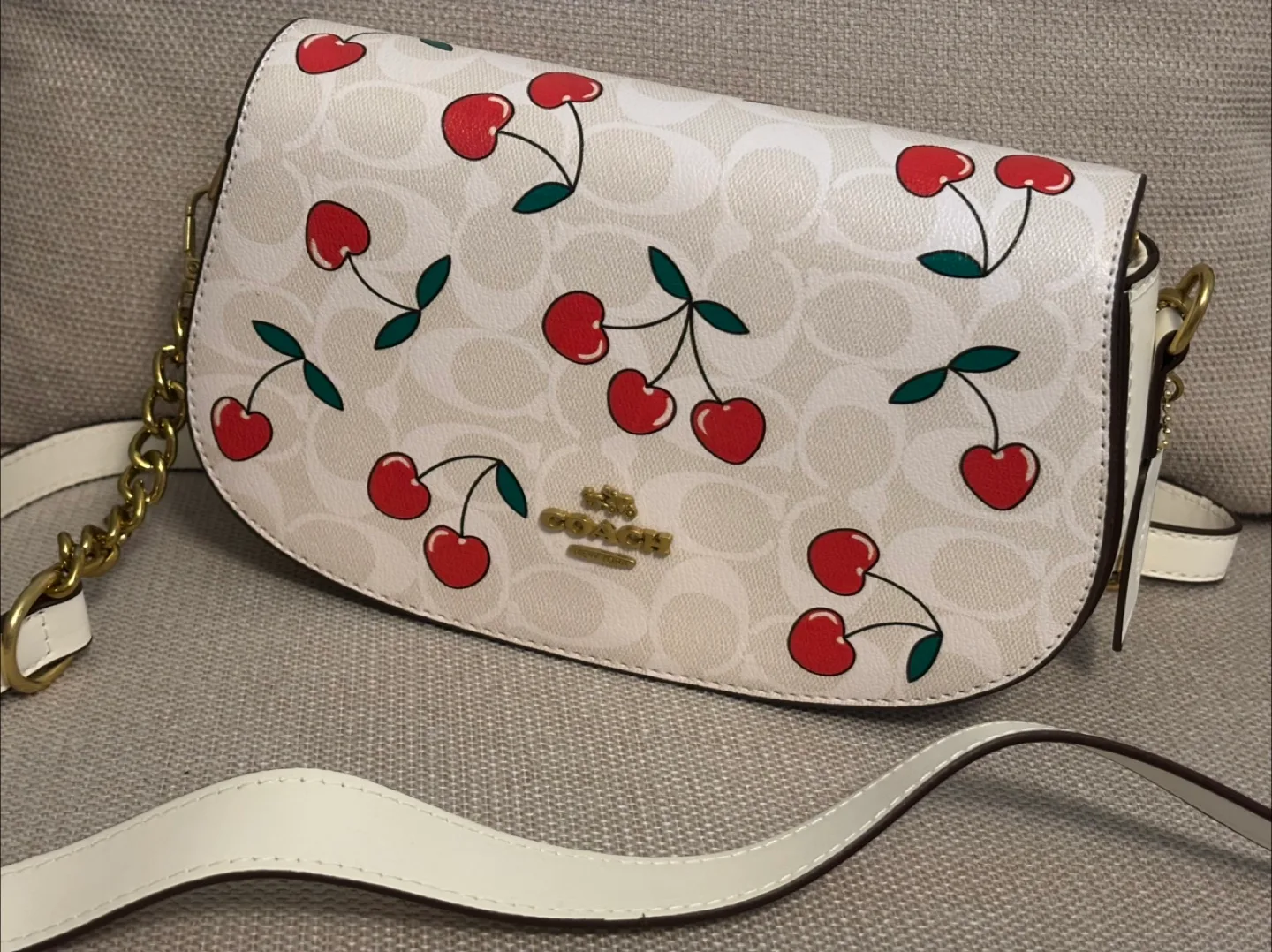 Coach Cherry Print Crossbody Bag thumbnail