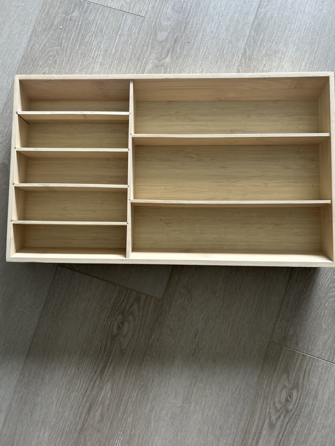 Bamboo Drawer Organizer brand new no box