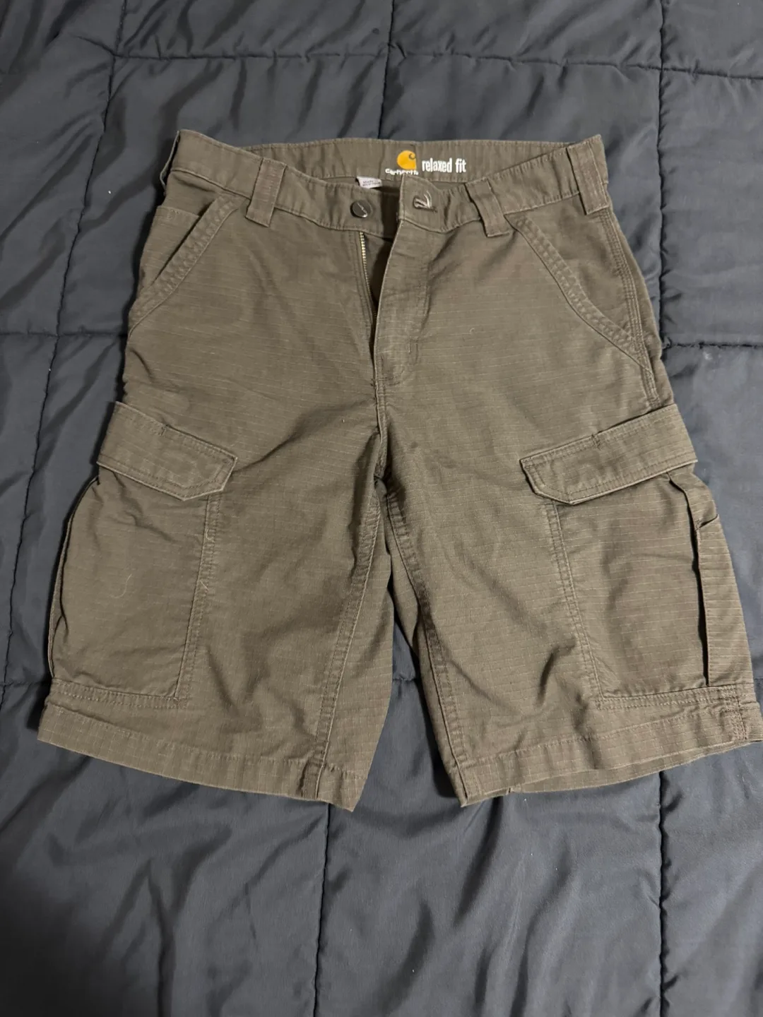 Vintage Men's Carhartt Relaxed Fit Cargo Shorts, Size 30 thumbnail