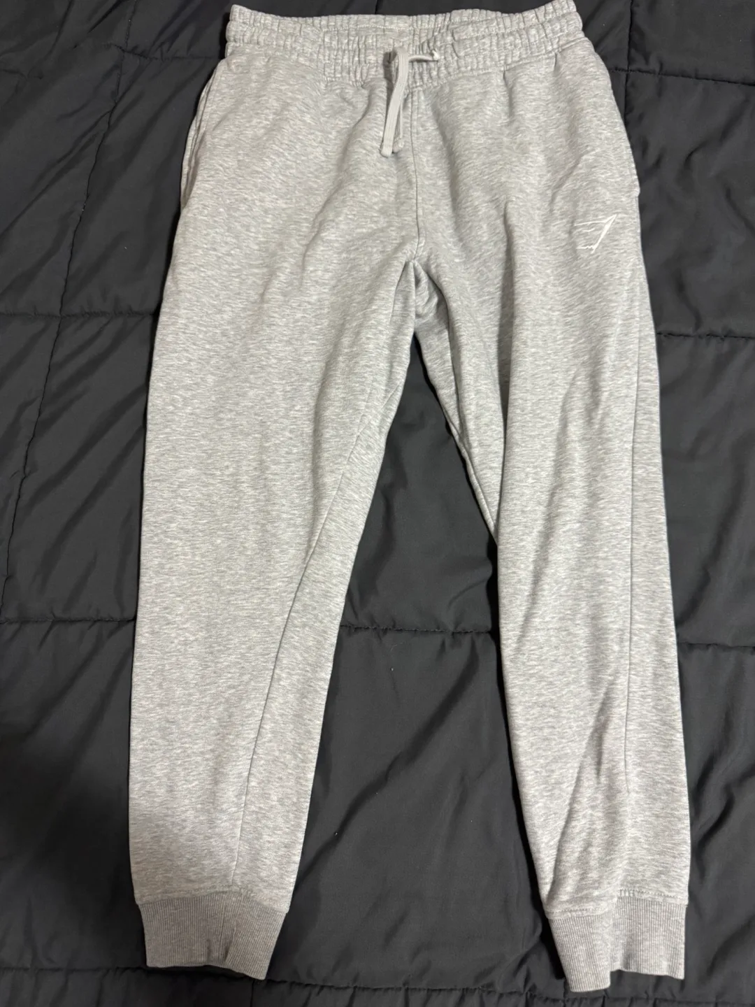 Gymshark Grey Joggers - Size Small thumbnail