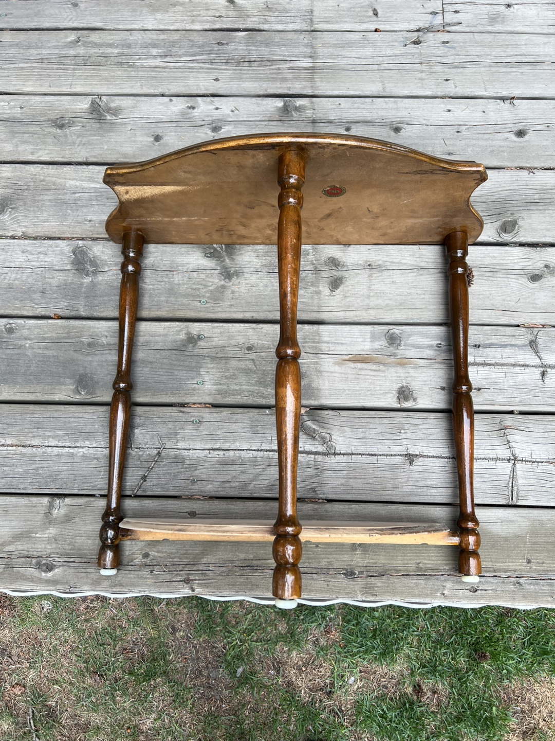 Vintage Demilune Side Table - photo 5