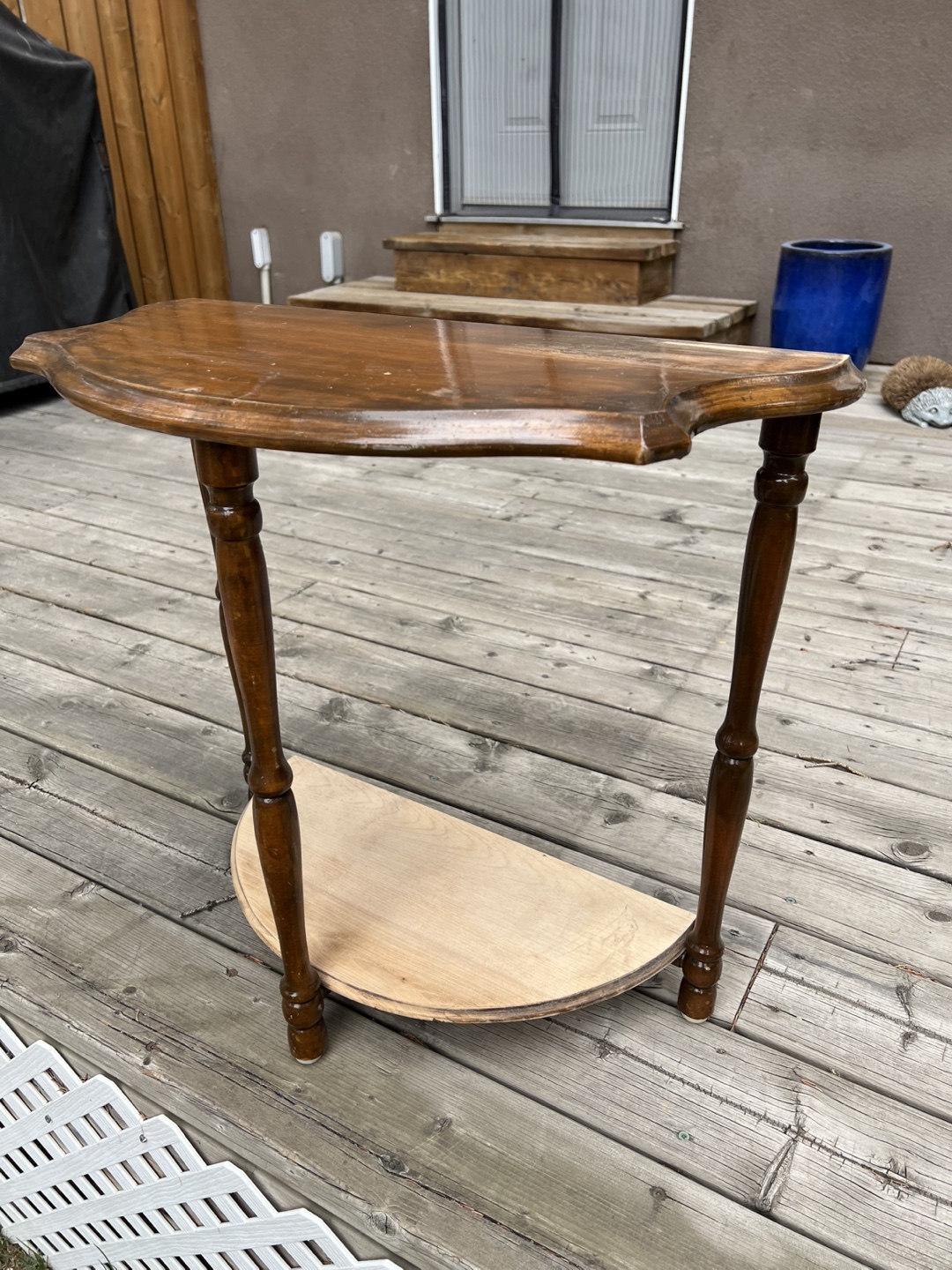 Vintage Demilune Side Table - photo 3