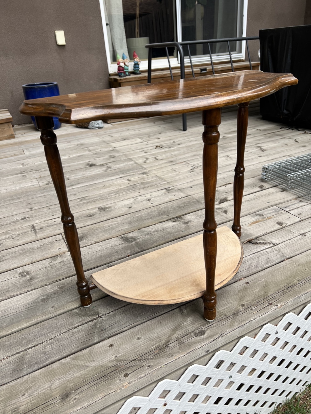 Vintage Demilune Side Table - photo 2
