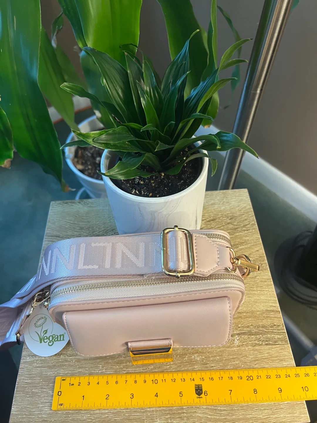 Pink Vegan Crossbody Bag image indicator(2)