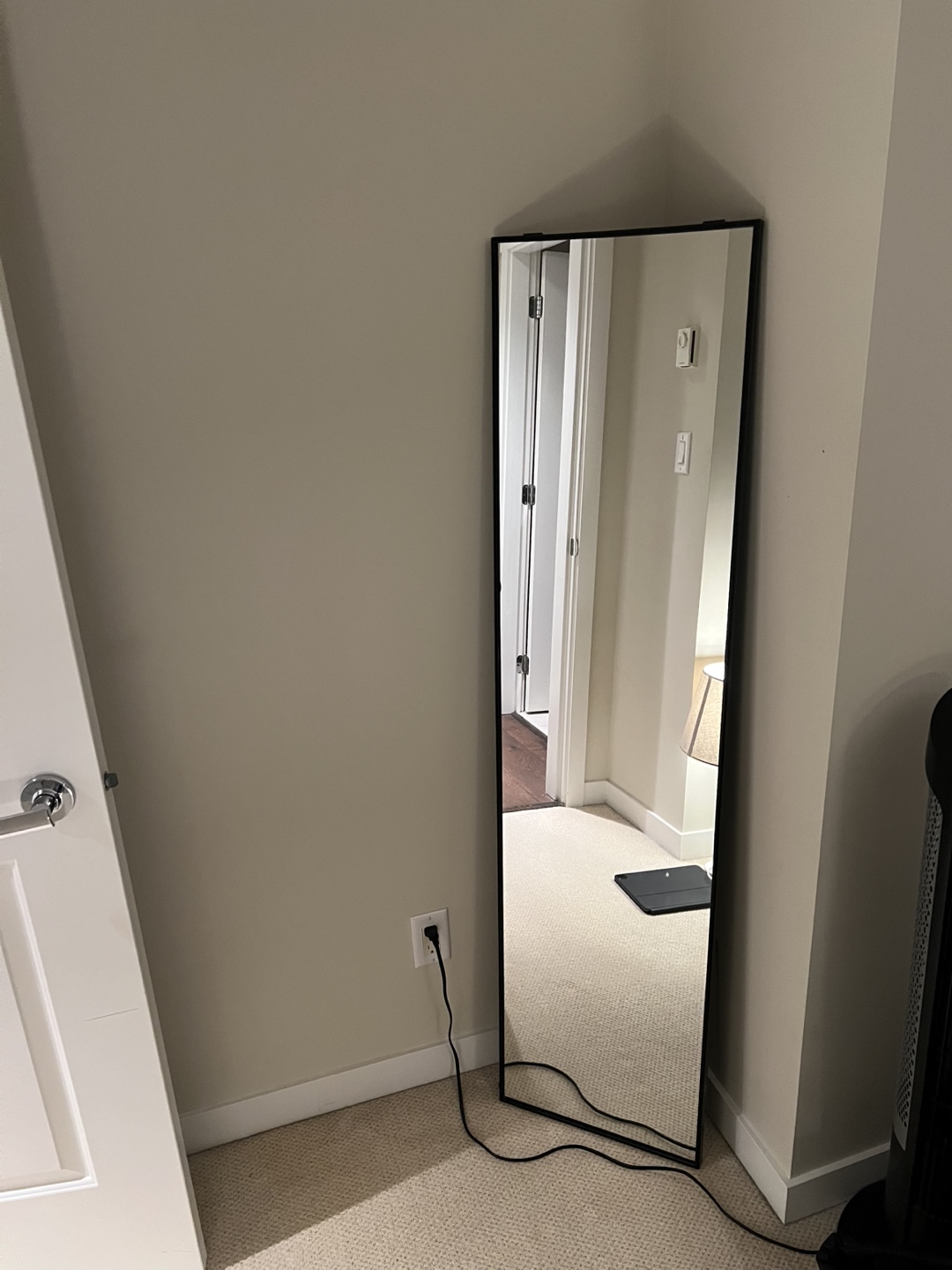 Full Length IKEA Mirror with Black Frame