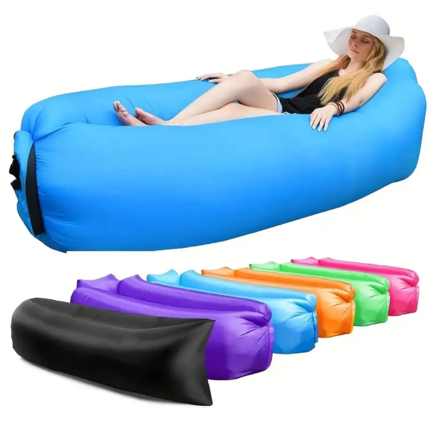 Inflatable Air Sofa Lounger - Portable & Lightweight for Travel image indicator(3)