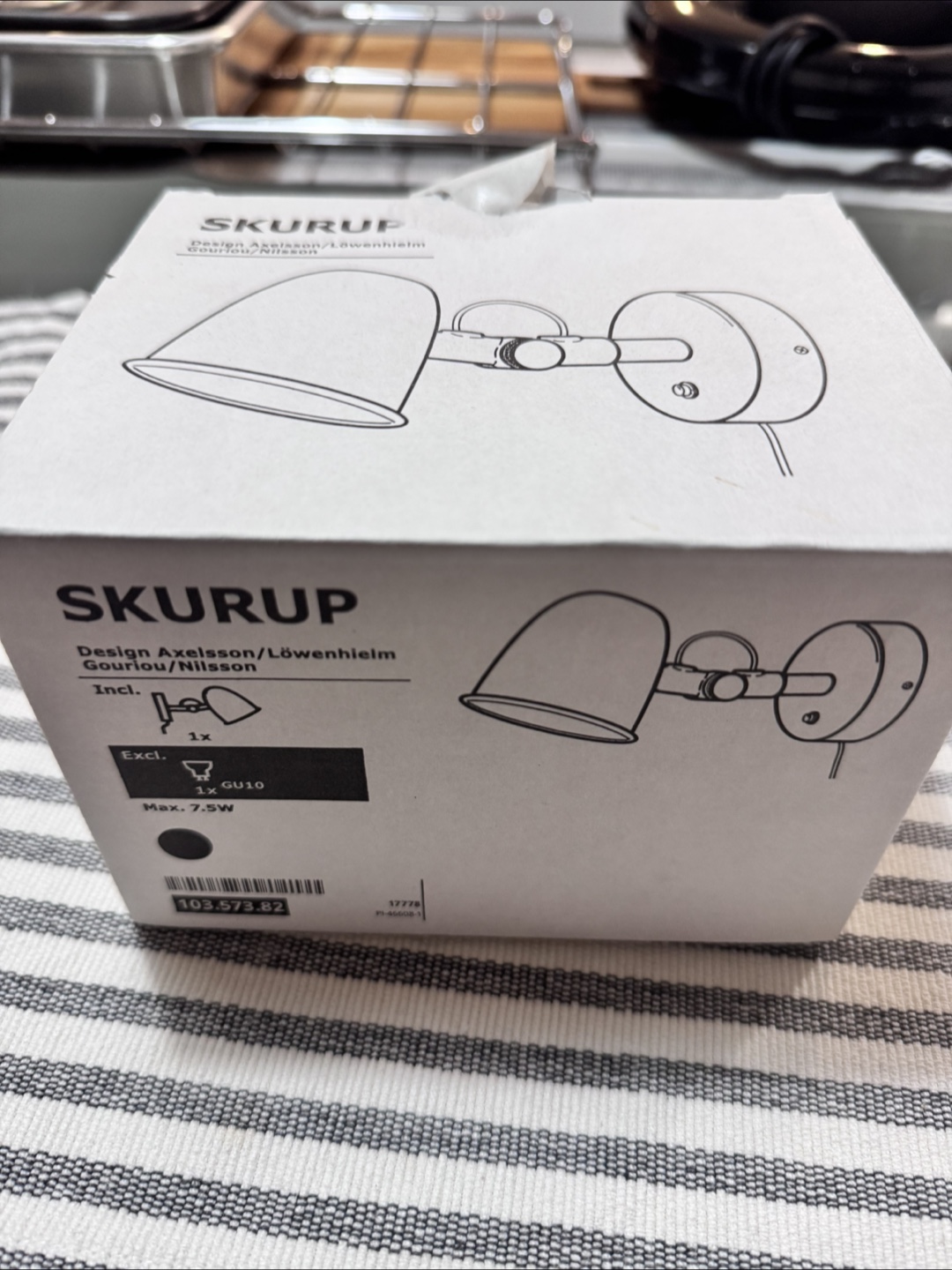 IKEA SKURUP Wall Lamps - Pair - New in Box