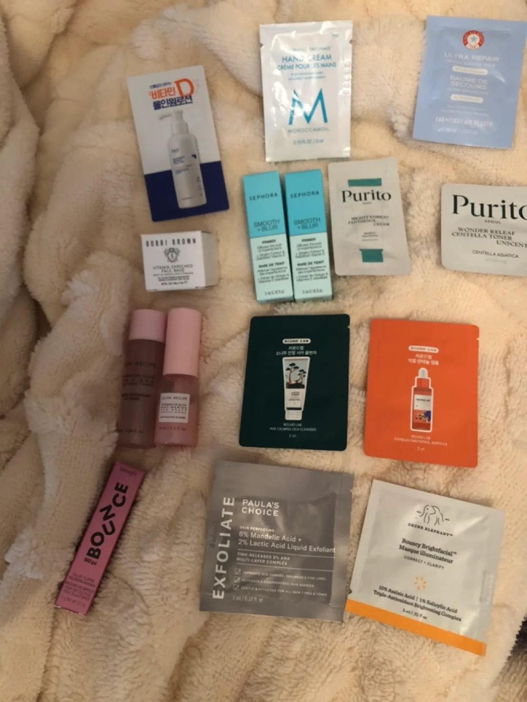 Skincare Sample Set - Variety of Sephora + Korean Skincare thumbnail
